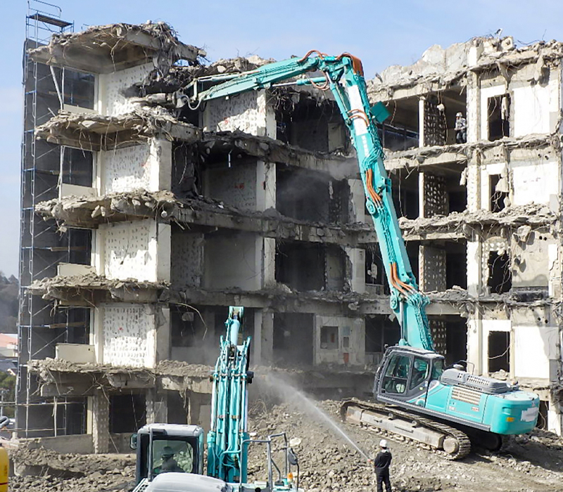 アパート・マンション・ビルの解体工事イメージ