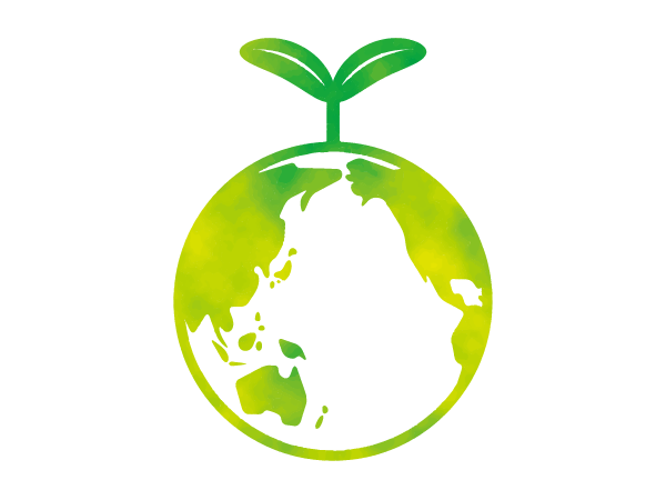 地球に優しいクリーンな解体イメージ